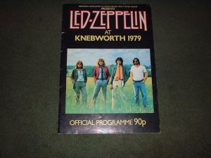 LED ZEPPELIN OFFICIAL TOUR PROGRAM KNEBWORTH 1979