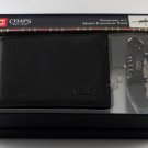 NEW CHAPS BLACK WALLET/PASSCASE WITH MULTI FUNCTION TOOL SET IN GIFT TIN BOX NWT