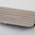 Vintage Silver Plated Brass Super Thin Rounded Edge Etched Money Clip NOS
