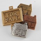 PIN ART REALTOR "FOR SALE" HOUSE PIN MADE IN USA BY SPOONTIQUES NEW ON CARD