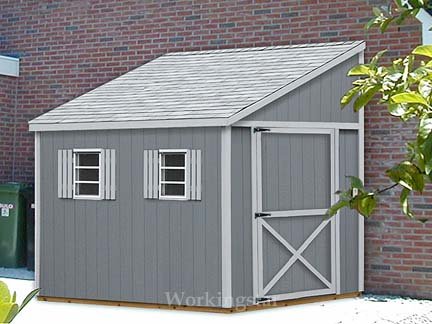 6' x 14' Lean To Roof Design Shed Blueprints / Project ...