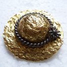 Vintage Premier Designs Figural Ladie's Hat Brooch