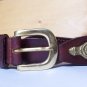 Ladies Harness LEATHER & BRASS Link Belt Size L