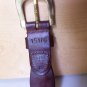 Ladies Harness LEATHER & BRASS Link Belt Size L
