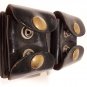 Vintage BRAUER Bros Leather Ammo Pouch Holder Double Snap