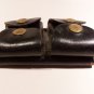 Vintage BRAUER Bros Leather Ammo Pouch Holder Double Snap