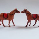 Vintage Celluloid Figural Toy Horse Pair with Rattles Made USA