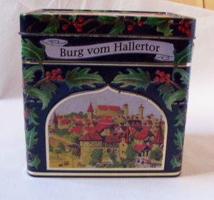 Musical Germany Christmas Tin LAMBERTZ Silent Night