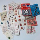 Vintage Button Lot France Holland Japan Pearl Lucite Plus Cover Your Own Settings