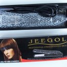 JEEGOL Ceramic Hair Straightening Styling Iron NIB Curl Flip Wave Straighten