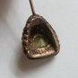 Vintage Aurora Borealis Rhinestone Stick Hat Pin Signed BILLARD