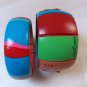 Wood Copper Wire Wrap Bangle Colorful Bracelet Pair