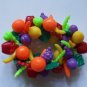 Vintage Fruit Salad Plastic Tutti Frutti Bracelet Colorful