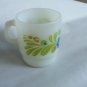 Vintage Gay Fad Anchor Hocking Mug Cup Floral Rare