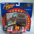 Jeff Gordon 24 2001 Double Platinum Collectible 1:43 Car and Cards