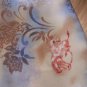 Vintage 80s Wrangler Ladies Western Blouse Shirt Cowgirl Horse Rose Flower Denim Large