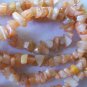 Vintage Butterscotch Agate Stone Chip Bead Necklace