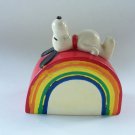 Vintage Peanuts Snoopy Rainbow Bank 50s 60s
