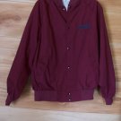 Womens Barrel Racing Light Fall Spring Jacket Sz L Horse Maroon Turquoise