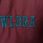 Womens Barrel Racing Light Fall Spring Jacket Sz L Horse Maroon Turquoise