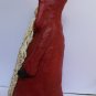 Vintage Old World Bearded Santa Figural Hand Painted Bottlebrush 1980s