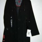 NWT 2XPOSE Womens Coat w/ leather trim size Large $285