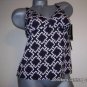 NWT Inc Womens Swimsuit Tankini Top Size 8 $52