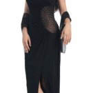 Black One Shoulder Formal Lace Dress (Size XS to 3XL- 6 Colors Available) #1843EUR