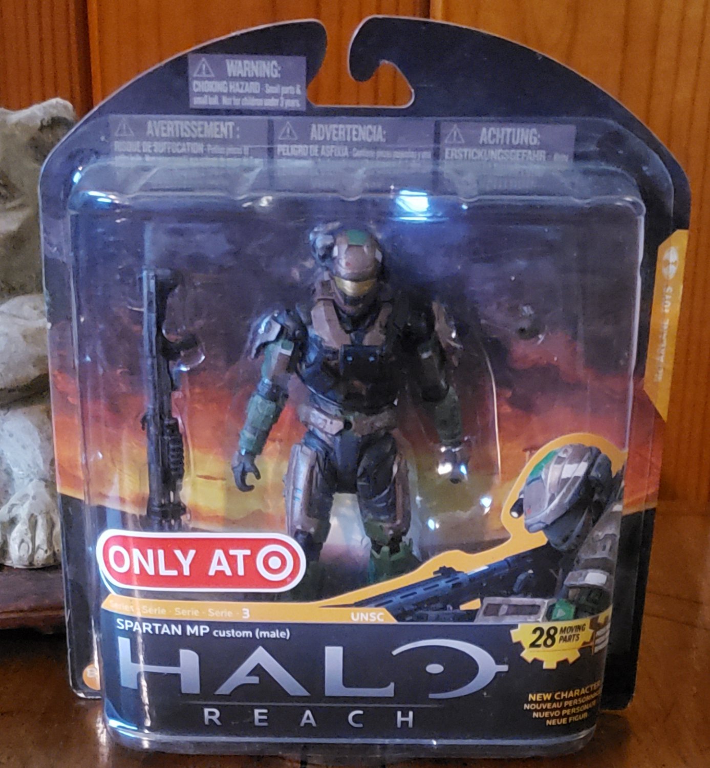 HALO REACH SERIES 3 (TARGET EXC) Spartan MP custom (male) (brown/forest ...