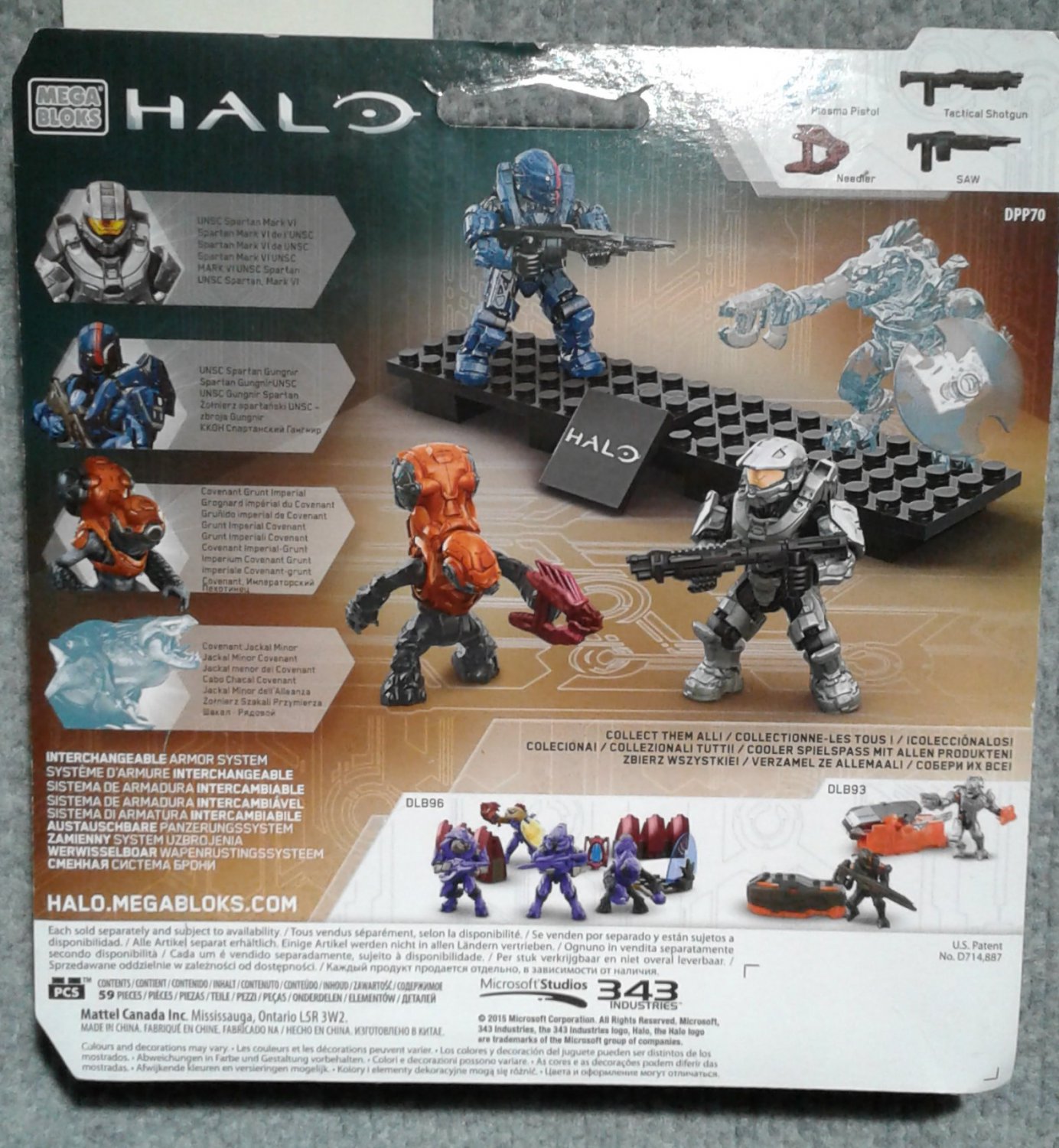 Halo Megabloks -- Spartan Iv Battle Pack Iii - 4 Figure Pack