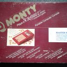 MASTER MONTY - ELECTRONIC SCRABBLE GAME 1986 - ONE EXTRA VOCABULARY MODULE (IN BOX)