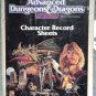 Advanced Dungeons&Dragons(2nd Edition) Character Record sheets (COMPLETE)