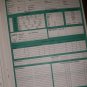 Advanced Dungeons&Dragons(2nd Edition) Character Record sheets (COMPLETE)