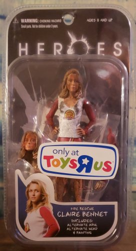 HEROES SEREIS 1 -ToysRus - FIRE RESCUE ***EXTREME ERROR*** SEALED - HAYDEN PANETTIERE Cheerleader