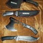 WORKPRO 2pc OUTDOOR CAMPING & HUNTING - Steel Hawk Axe & Knife Set [BRAND NEW]
