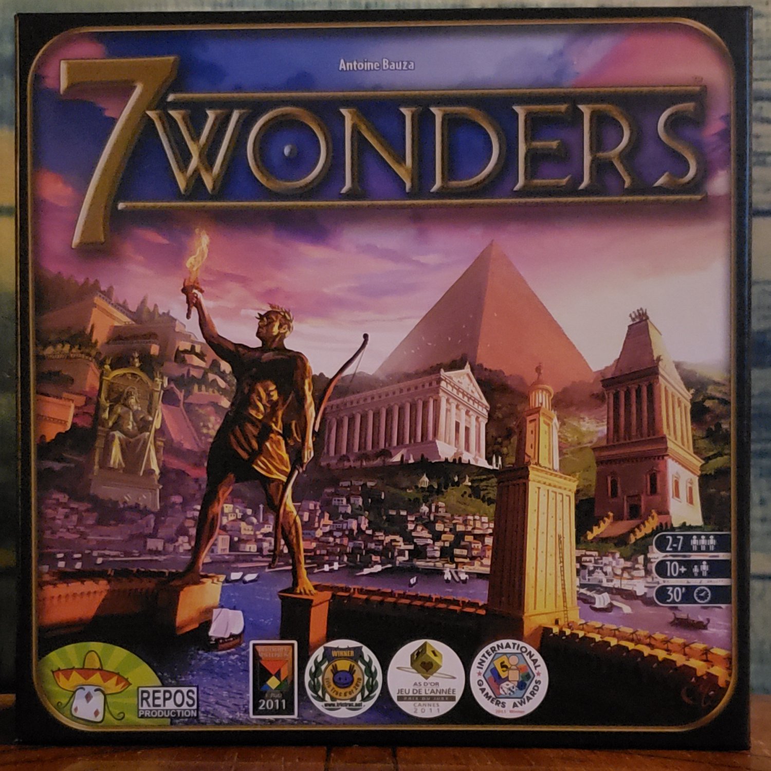 7 WONDERS Board Game ByREPOS Production 2 7 Players Strategy Game
