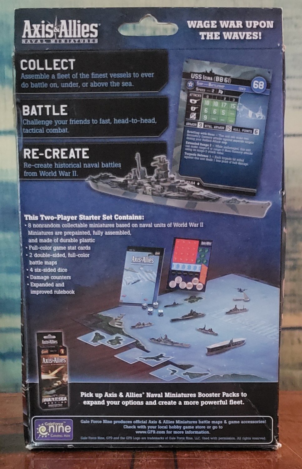 AXIS & ALLIES Naval Miniatures WAR AT SEA (Improved Rules) 2 PLAYER