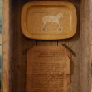 Handmade BARNWOOD SHADOW BOXES - Featuring 7/1/1919 Patent & Documents (1968)