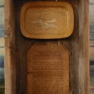 Handmade BARNWOOD SHADOW BOXES - Featuring 5/24/1904 Patent & Documents (1968)