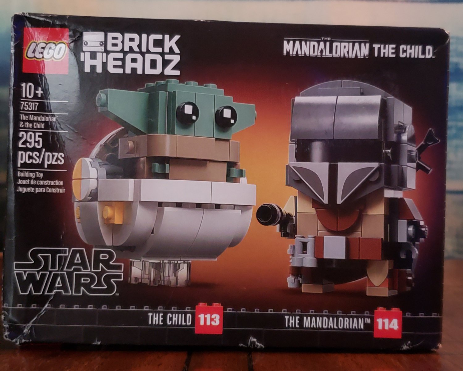 LEGO - BRICK HEADZ - The Mandalorian #114 and The Child (Grogu) #113 ...