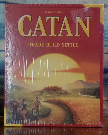 Klaus Teuber's - CATAN - TRADE BUILD SETTLE - Building/Strategy game - NEW