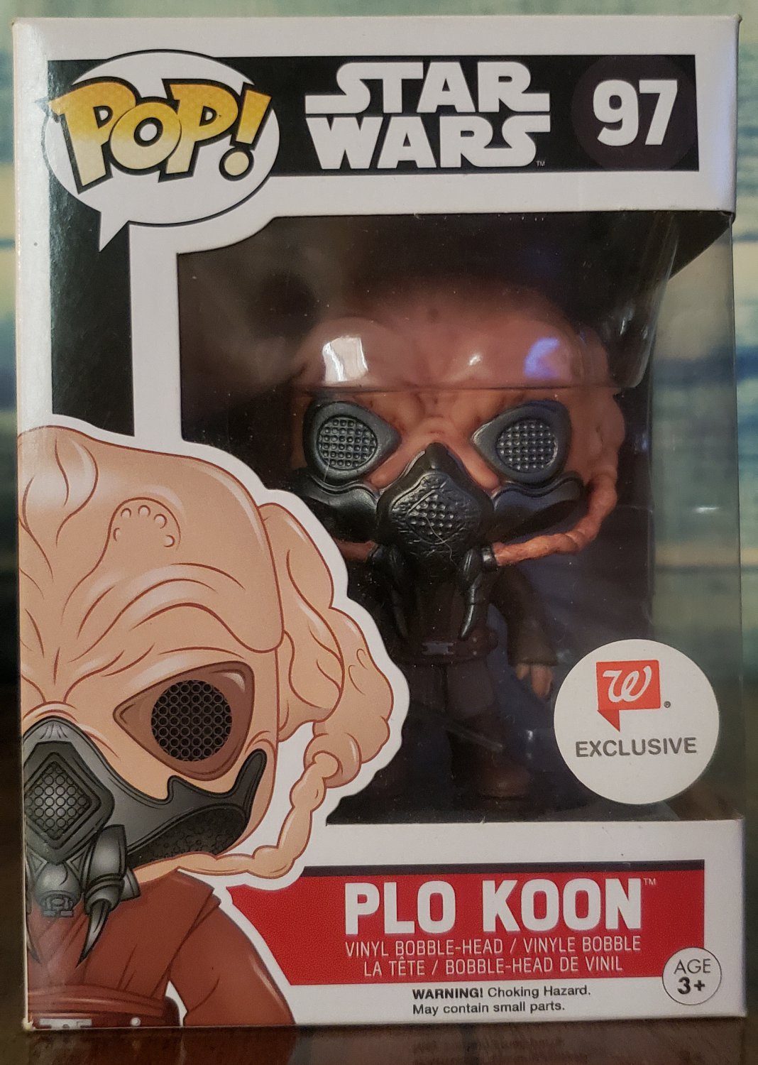 Funko Pop -- Star Wars - Plo Koon ---- Walgreens Exclusive (new)