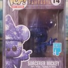 FUNKO POP - ART SERIES - DISNEY SORCERER MICKEY #14 (BLUE STARS)SEALED IN HARD STACK