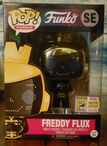 FUNKO POP! FREDDY FLUX (PHOTON) SMILING - 2017 SDCC [ONLY 400 PC MADE] GRAIL