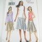 Vogue V8001 Misses' Asymetrical Skirt - Size 14/16/18/20