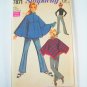 Vintage Simplicity 7871 Misses' Ponchos and Bell Bottom Pants - Sz 8