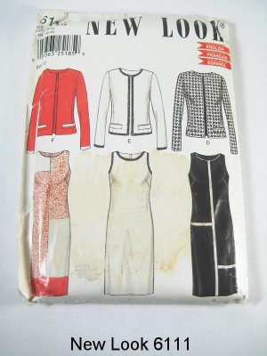 New Look 6111 Misses' Dress and Jacket - Size 8-18