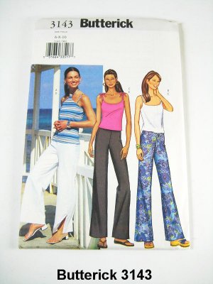 Butterick 3143 Misses' Top and Pants - Size 6/8/10