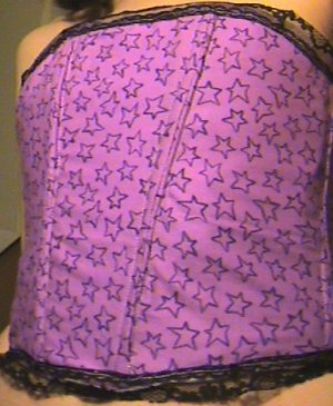 S/O SALE Rare Purple Star Bonded Corset Bustier