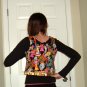 Day of the dead Gothic Gold PVC corset styled shirt Bustier/Vest